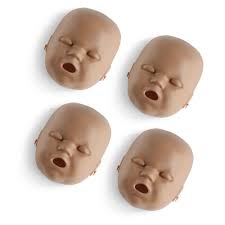 Face skin replacements for Prestan Infant Manikin 4-pack